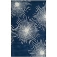 thumbnail image 1 of SAFAVIEH Soho Fiesta Geometric Area Rug, Dark Blue/Ivory, 5' x 8', 1 of 9
