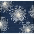 thumbnail image 1 of SAFAVIEH Soho Fiesta Geometric Area Rug, Dark Blue/Ivory, 6' x 6' Square, 1 of 9