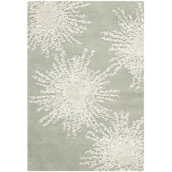 SAFAVIEH Soho Fiesta Geometric Area Rug, Grey/Ivory, 2' x 3'
