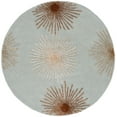 thumbnail image 1 of SAFAVIEH Soho Fiesta Geometric Area Rug, Light Blue/Multi, 6' x 6' Round, 1 of 12