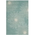 thumbnail image 1 of SAFAVIEH Soho Fiesta Geometric Area Rug, Light Teal/Multi, 3'6" x 5'6", 1 of 10