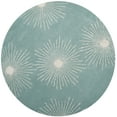 thumbnail image 1 of SAFAVIEH Soho Fiesta Geometric Area Rug, Light Teal/Multi, 6' x 6' Round, 1 of 9