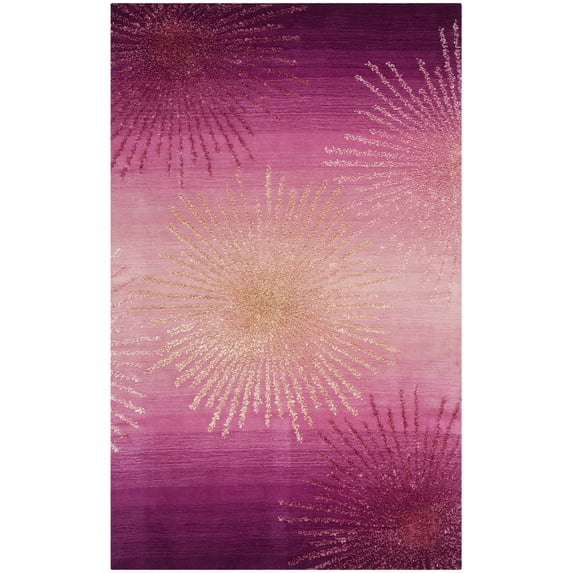 SAFAVIEH Soho Fiesta Geometric Area Rug, Pink, 5' x 8'