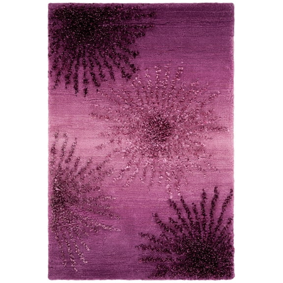 SAFAVIEH Soho Fiesta Geometric Area Rug, Purple, 2' x 3'