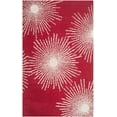 thumbnail image 1 of SAFAVIEH Soho Fiesta Geometric Area Rug, Red/Ivory, 5' x 8', 1 of 9