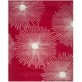 thumbnail image 1 of SAFAVIEH Soho Fiesta Geometric Area Rug, Red/Ivory, 8'3" x 11', 1 of 8
