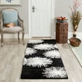 thumbnail image 1 of SAFAVIEH Soho Fiesta Geometric Runner Rug, Black/White, 2'6" x 14', 1 of 6