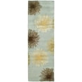 thumbnail image 1 of SAFAVIEH Soho Fiesta Geometric Runner Rug, Light Blue/Multi, 2'6" x 14', 1 of 6