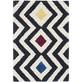 thumbnail image 1 of SAFAVIEH Soho Fion Geometric Wool Area Rug, Beige/Charcoal, 2' x 3', 1 of 5