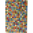 thumbnail image 1 of SAFAVIEH Soho Fortuna Polka Dots Wool Area Rug, Multi, 8' x 8' Square, 1 of 9