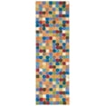 thumbnail image 1 of SAFAVIEH Soho Fortuna Geometric Wool Runner Rug, Multi, 2'6" x 10', 1 of 8