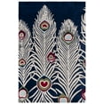 thumbnail image 1 of SAFAVIEH Soho Fulton Abstract Area Rug, Blue/Ivory, 7'6" x 9'6", 1 of 10