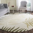 thumbnail image 1 of SAFAVIEH Soho Geri Floral Wool Area Rug, Ivory/Multi, 8' x 8' Round, 1 of 6