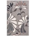 thumbnail image 1 of SAFAVIEH Soho Gibson Floral Area Rug, Grey/Ivory, 7'6" x 9'6", 1 of 8