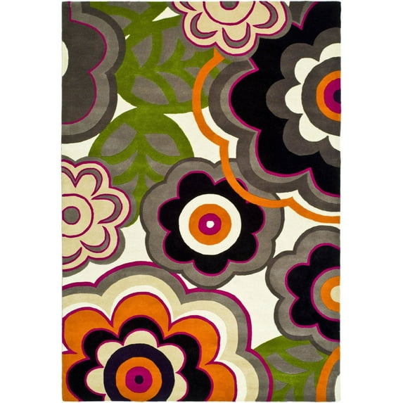 SAFAVIEH Soho Hailey Floral Wool Area Rug, Multi, 8'3" x 11'