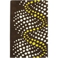 thumbnail image 1 of SAFAVIEH Soho Hudson Geometric Dotted Wool Area Rug, Brown/Beige, 2' x 3', 1 of 9