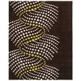 thumbnail image 1 of SAFAVIEH Soho Hudson Geometric Dotted Wool Area Rug, Brown/Beige, 8' x 8' Round, 1 of 9