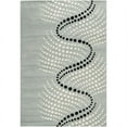 thumbnail image 1 of SAFAVIEH Soho Hudson Geometric Dotted Wool Area Rug, Grey/Ivory, 6' x 9', 1 of 9