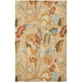 thumbnail image 1 of SAFAVIEH Soho Ivy Floral Wool Area Rug, Beige/Multi, 3'6" x 5'6", 1 of 7