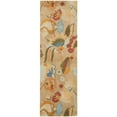 thumbnail image 1 of SAFAVIEH Soho Ivy Floral Wool Runner Rug, Beige/Multi, 2'6" x 8', 1 of 7