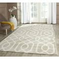 thumbnail image 1 of SAFAVIEH Soho Jarrod Geometric Wool Area Rug, Grey/Ivory, 5' x 8', 1 of 10