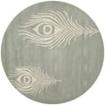 thumbnail image 1 of SAFAVIEH Soho Jarvis Floral Area Rug, Grey/Ivory, 6' x 6' Round, 1 of 8