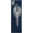 thumbnail image 1 of SAFAVIEH Soho Jarvis Peacock Feather Wool Runner Rug, Navy/Ivory, 2'6" x 8', 1 of 8