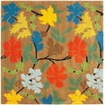 thumbnail image 1 of SAFAVIEH Soho Jasper Floral Wool Area Rug, Brown/Multi, 8' x 8' Square, 1 of 9
