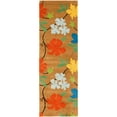 thumbnail image 1 of SAFAVIEH Soho Jasper Floral Wool Runner Rug, Brown/Multi, 2'6" x 8', 1 of 9