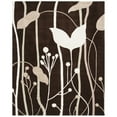 thumbnail image 1 of SAFAVIEH Soho Jordan Floral Wool Area Rug, Dark Brown/Multi, 6' x 6' Round, 1 of 9