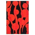 thumbnail image 1 of SAFAVIEH Soho Josie Abstract Wool Area Rug, Black/Red, 5' x 8', 1 of 10