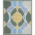 thumbnail image 1 of SAFAVIEH Soho Juliet Abstract Wool Area Rug, Grey/Multi, 7'6" x 9'6", 1 of 8