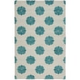 thumbnail image 1 of SAFAVIEH Soho Juniper Geometric Wool Area Rug, Ivory/Light Blue, 3'6" x 5'6", 1 of 9