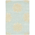 thumbnail image 1 of SAFAVIEH Soho Juniper Geometric Wool Area Rug, Light Blue/Beige, 2'3" x 4', 1 of 3