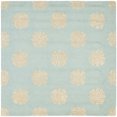 thumbnail image 1 of SAFAVIEH Soho Juniper Geometric Wool Area Rug, Light Blue/Beige, 6' x 6' Square, 1 of 4