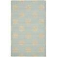 thumbnail image 1 of SAFAVIEH Soho Juniper Geometric Wool Area Rug, Light Blue/Beige, 8'3" x 11', 1 of 5