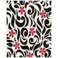 thumbnail image 1 of SAFAVIEH Soho Kate Abstract Wool Runner Rug, Ivory/Black, 2'6" x 8', 1 of 9
