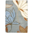 thumbnail image 1 of SAFAVIEH Soho Keith Floral Wool Area Rug, Blue/Multi, 2' x 3', 1 of 10