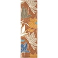 thumbnail image 1 of SAFAVIEH Soho Keith Floral Wool Runner Rug, Brown/Multi, 2'6" x 8', 1 of 9