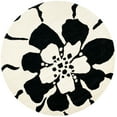 thumbnail image 1 of SAFAVIEH Soho Kelly Geometric Area Rug, Black/White, 6' x 6' Round, 1 of 8
