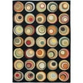 thumbnail image 1 of SAFAVIEH Soho Kendall Geometric Wool Area Rug, Black/Multi, 8'3" x 11', 1 of 10