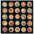 thumbnail image 1 of SAFAVIEH Soho Kendall Geometric Wool Area Rug, Black/Multi, 8' x 8' Square, 1 of 10