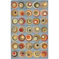 thumbnail image 1 of SAFAVIEH Soho Kendall Geometric Wool Area Rug, Blue/Multi, 5' x 8', 1 of 10