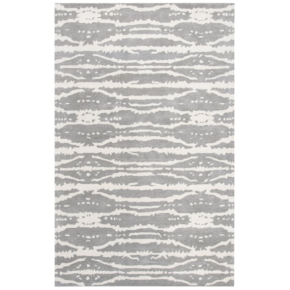 SAFAVIEH Soho Kiaran Abstract Area Rug, Grey/Ivory, 5' x 8'