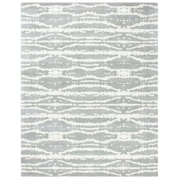SAFAVIEH Soho Kiaran Abstract Runner Rug, Grey/Ivory, 2'6" x 8'