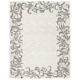 thumbnail image 1 of SAFAVIEH Soho Leah Bordered Area Rug, Silver/Grey, 7'6" x 9'6", 1 of 8