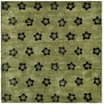 thumbnail image 1 of SAFAVIEH Soho Liam Floral Wool Area Rug, Sage/Black, 8' x 8' Square, 1 of 4