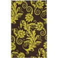 thumbnail image 1 of SAFAVIEH Soho Logan Floral Wool Area Rug, Brown/Green, 5' x 8', 1 of 8