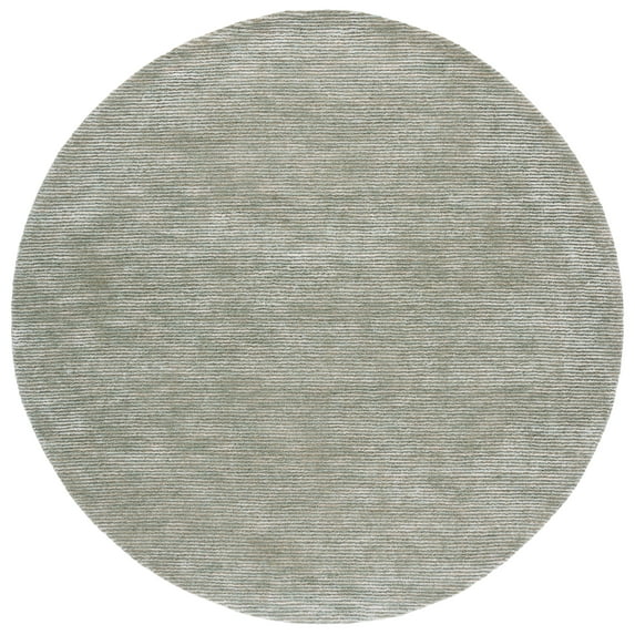 SAFAVIEH Soho Louella Solid Area Rug, Green, 6' x 6' Round