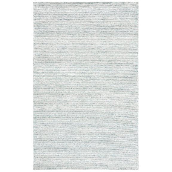 SAFAVIEH Soho Louella Solid Area Rug, Turquoise/Ivory, 4' x 6'